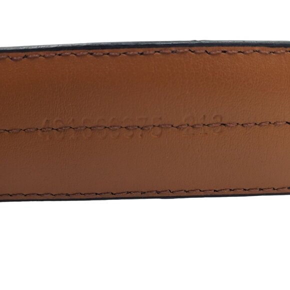 Chaps Belt Men's size 40 Brown leather Dress gold tone buckle Casual Cowhide - Picture 10 of 13